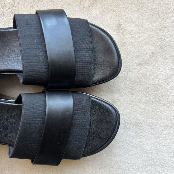 Robert Clergerie Paris Black Leather Platform Sandal Women EU 36.5 US 6 Platform - Picture 8 of 16